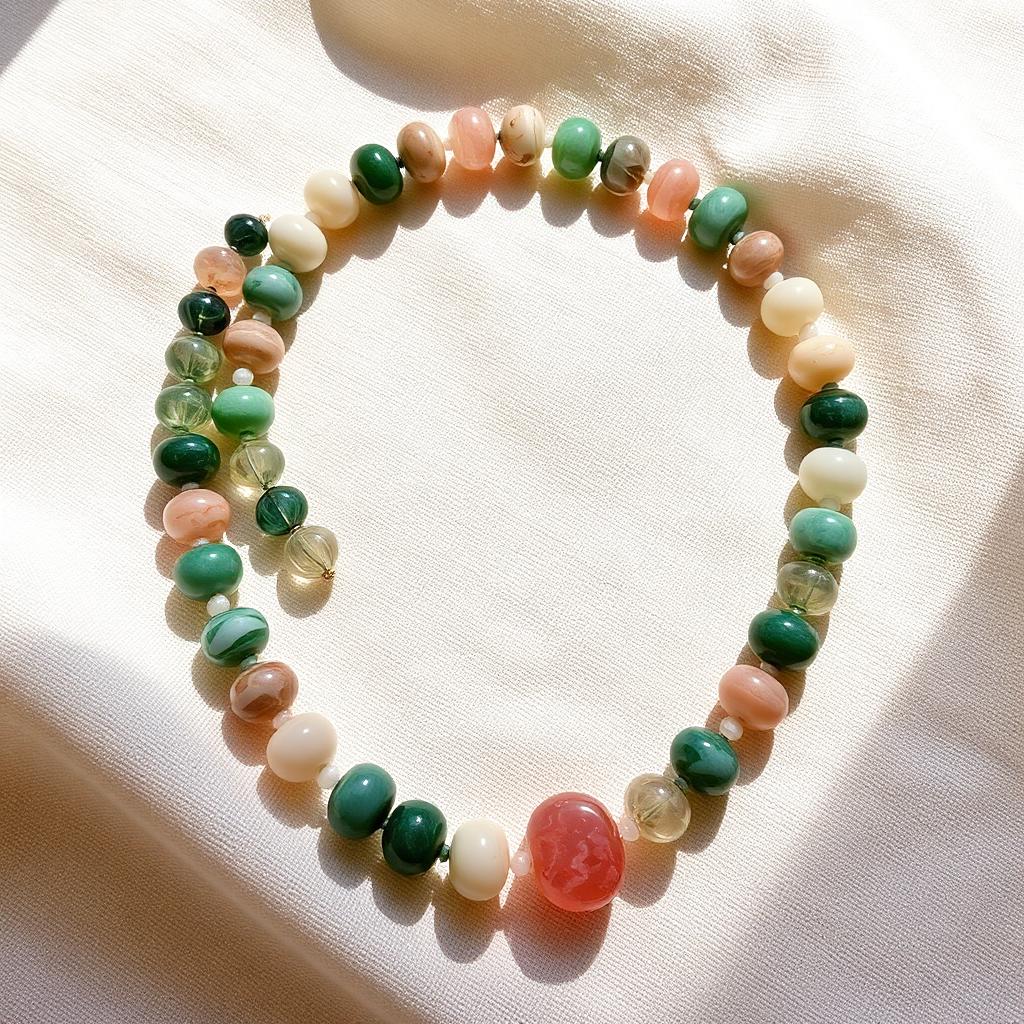 Collar de piedras naturales